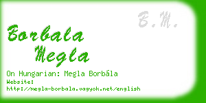 borbala megla business card