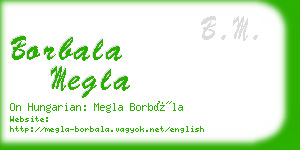 borbala megla business card